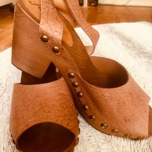 Free People Copper Pasadena clog
